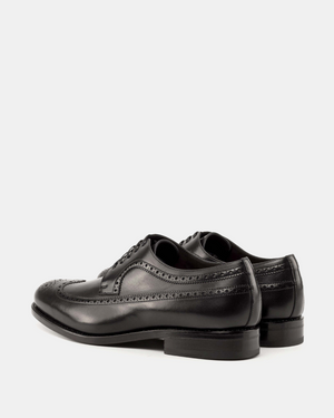 Outlet - Black Calf Wingtip Derby