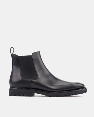 Outlet - Black Calf Chelsea Commando