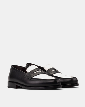 Henry Black & White Penny Loafer - 144