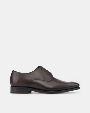 Marco Dark Brown Calf Derby Shoe - 722