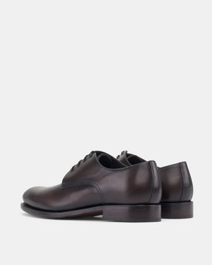 Marco Derby in Dark Brown Calf - 675