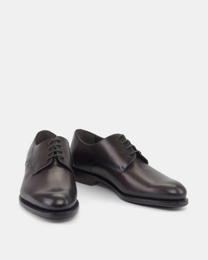 Marco Derby in Dark Brown Calf - 675