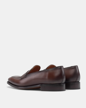 Smith Brown Calf Penny Loafer - 722