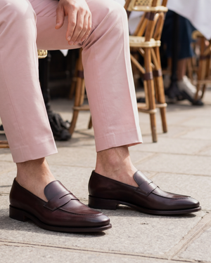 Smith Oxblood with Half-Rubber Soles - 722