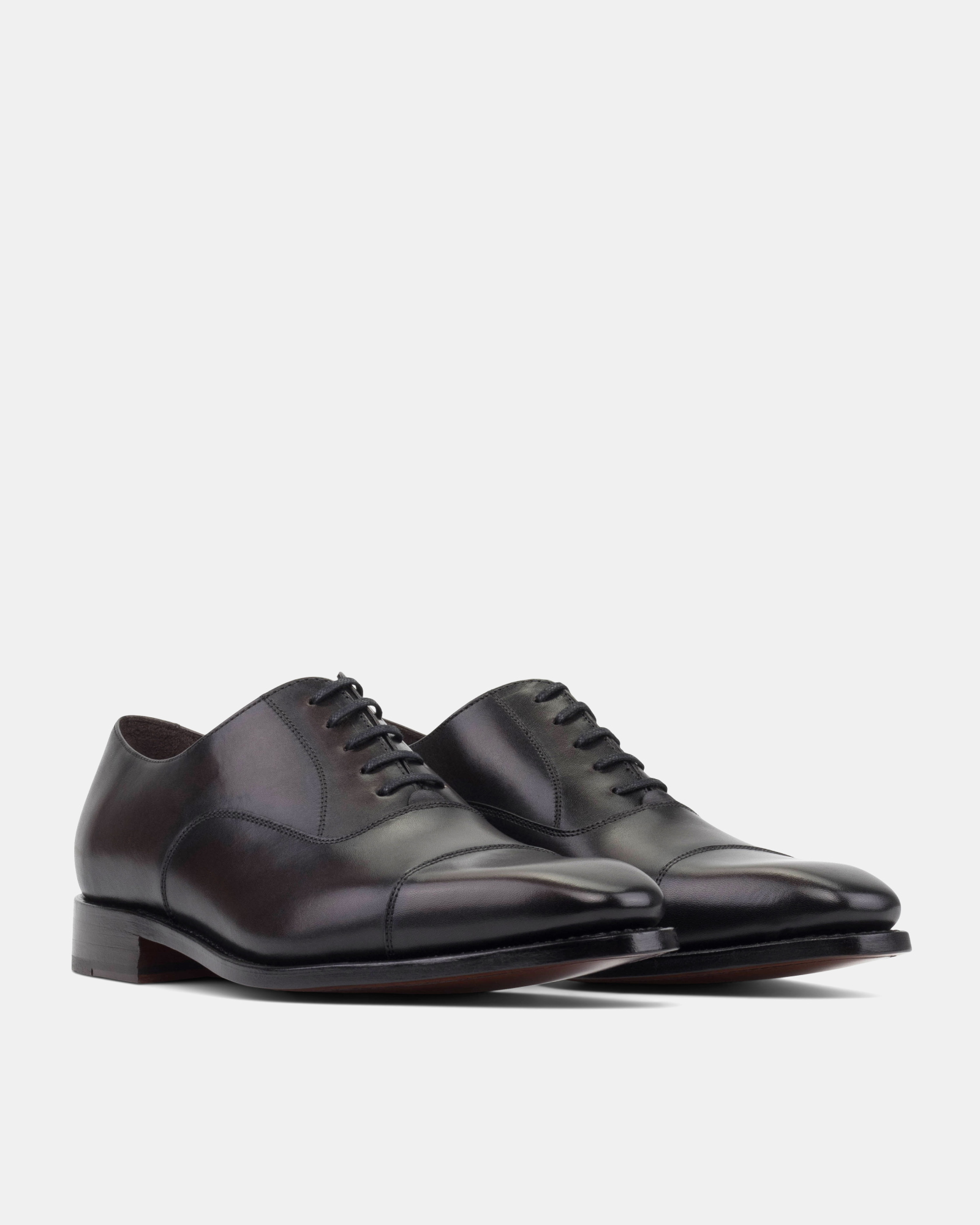 Ashford Dark Brown Cap Toe Oxford - 722