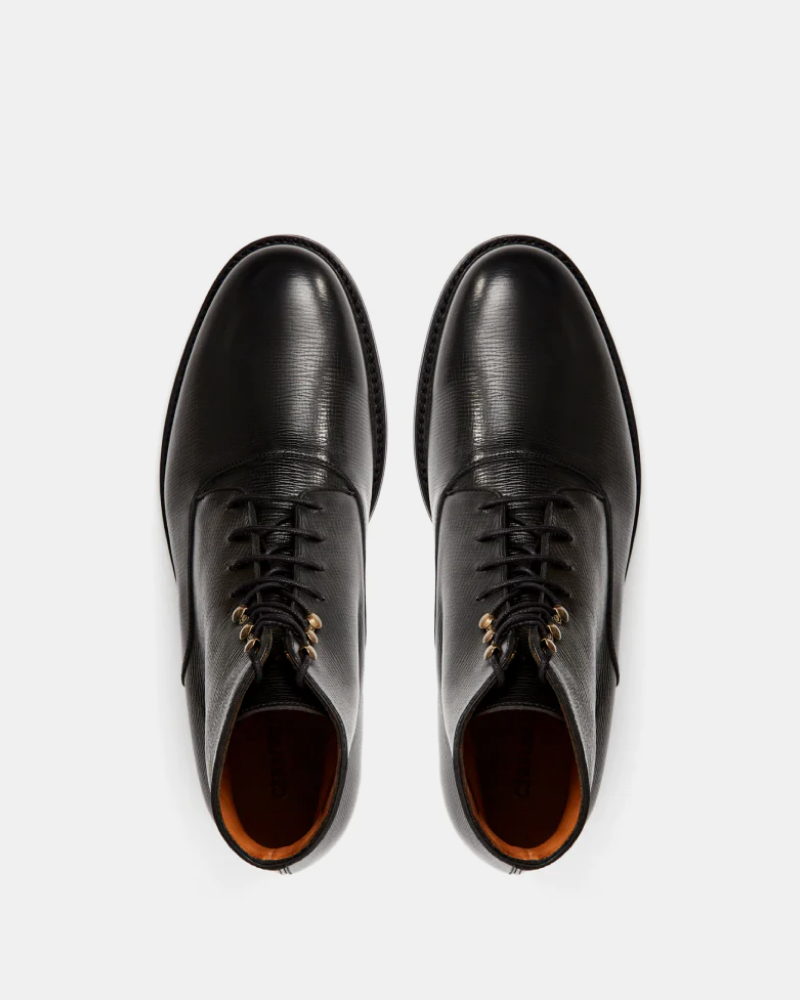 Black Plain-Toe Boot - Cobbler Union