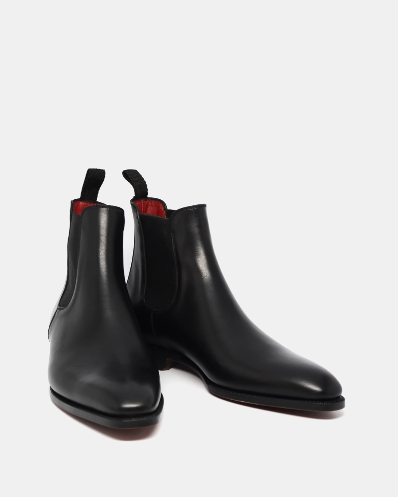 Men's Shoes - Chelsea Box Calf - Black