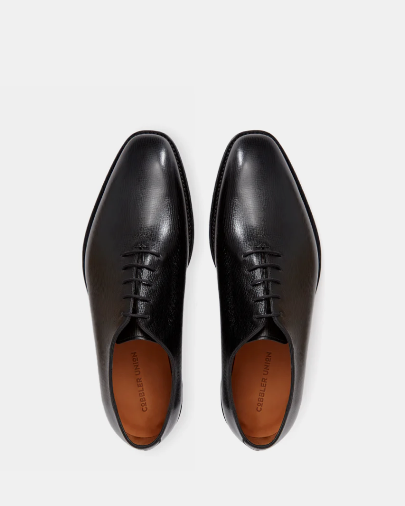 Black Wholecut Oxford Lightweight Dress Shoe 9 UK / 10 US