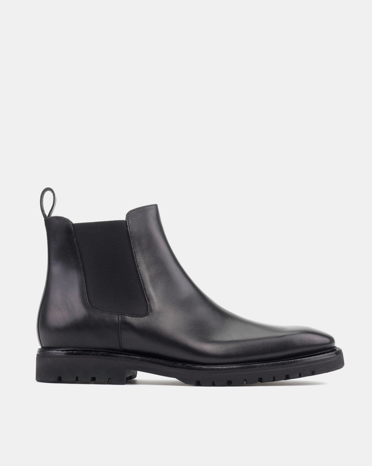 Bennett Black Calf with Commando Soles - 722