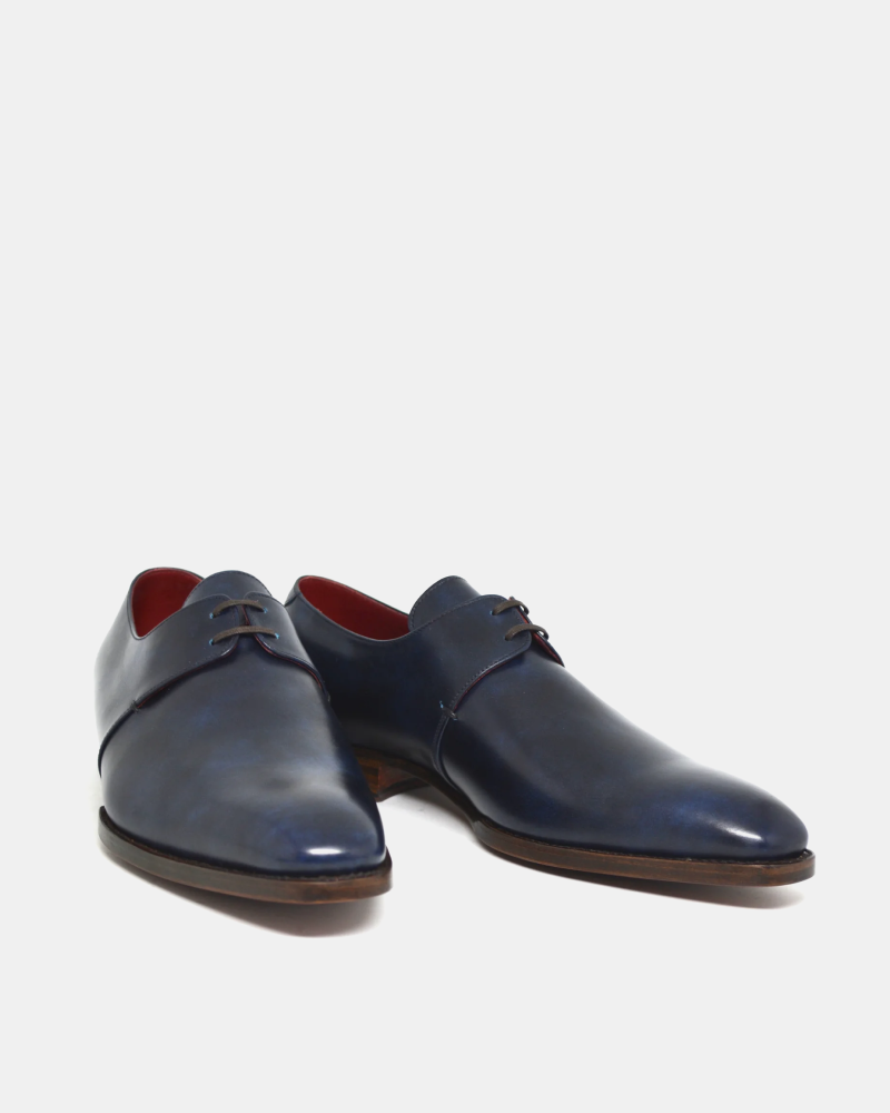 Casadei Cervo leather derby shoes - Blue