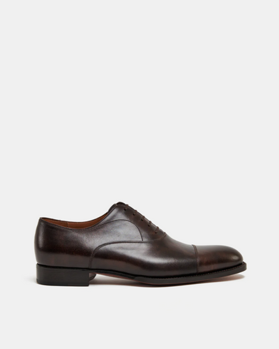 Museum Brown Cap Toe Oxford Dress Shoe - Cobbler Union