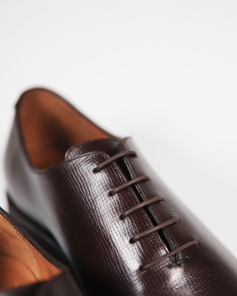 Dark Brown Wholecut Oxford Lightweight Shoe - Cobbler Union