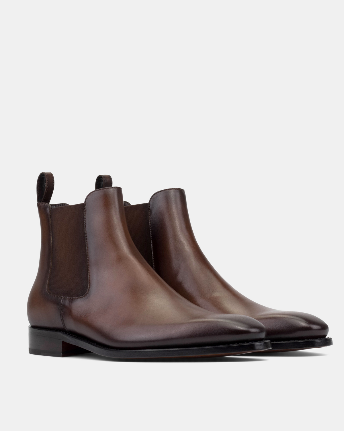 Bennett Brown Chelsea Boot with Half-Rubber Soles - 722