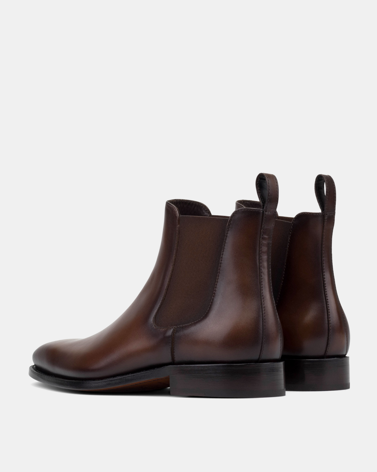 Bennett Brown Chelsea Boot with Half-Rubber Soles - 722