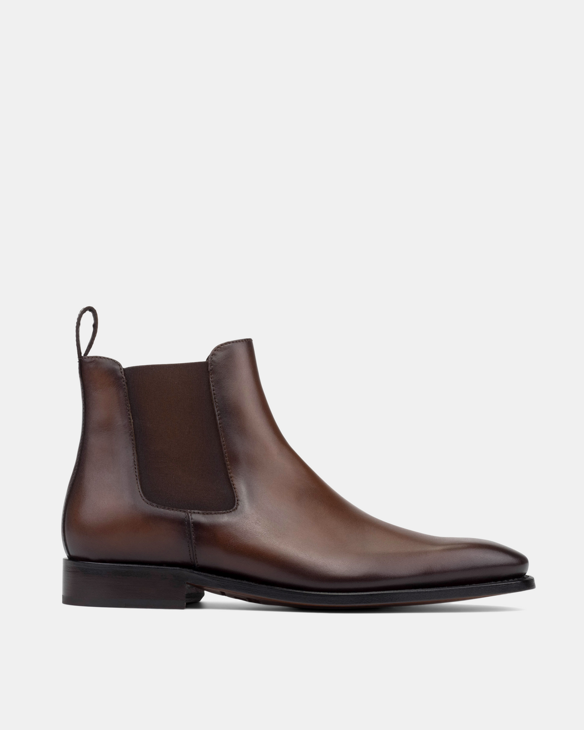 Bennett Brown Chelsea Boot with Half-Rubber Soles - 722