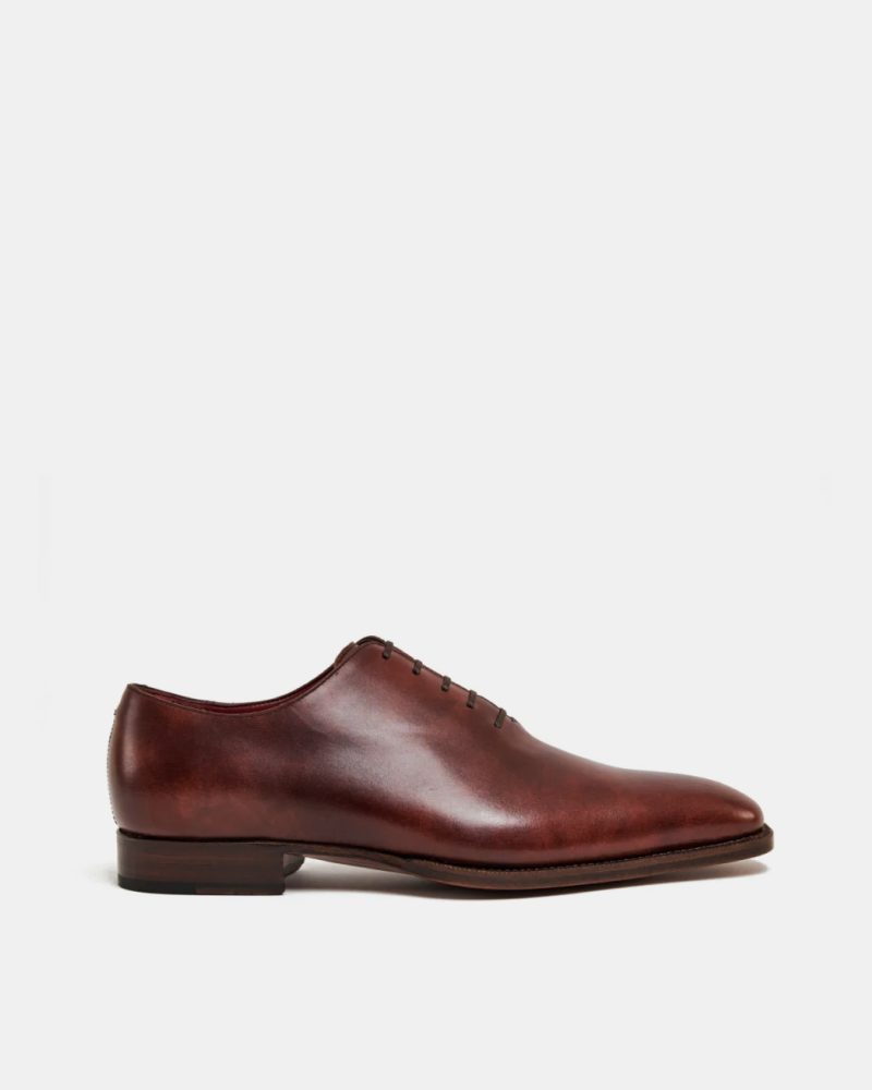 Museum Cognac Wholecut Oxford Dress Shoe - Cobbler Union