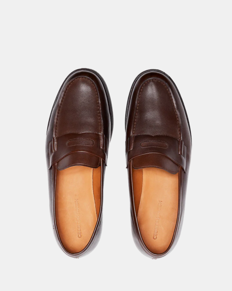 Dark Brown Soft Leather Loafer - Cobbler Union