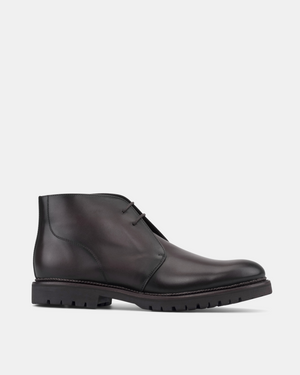 Dark Brown Chukka Commando - 675