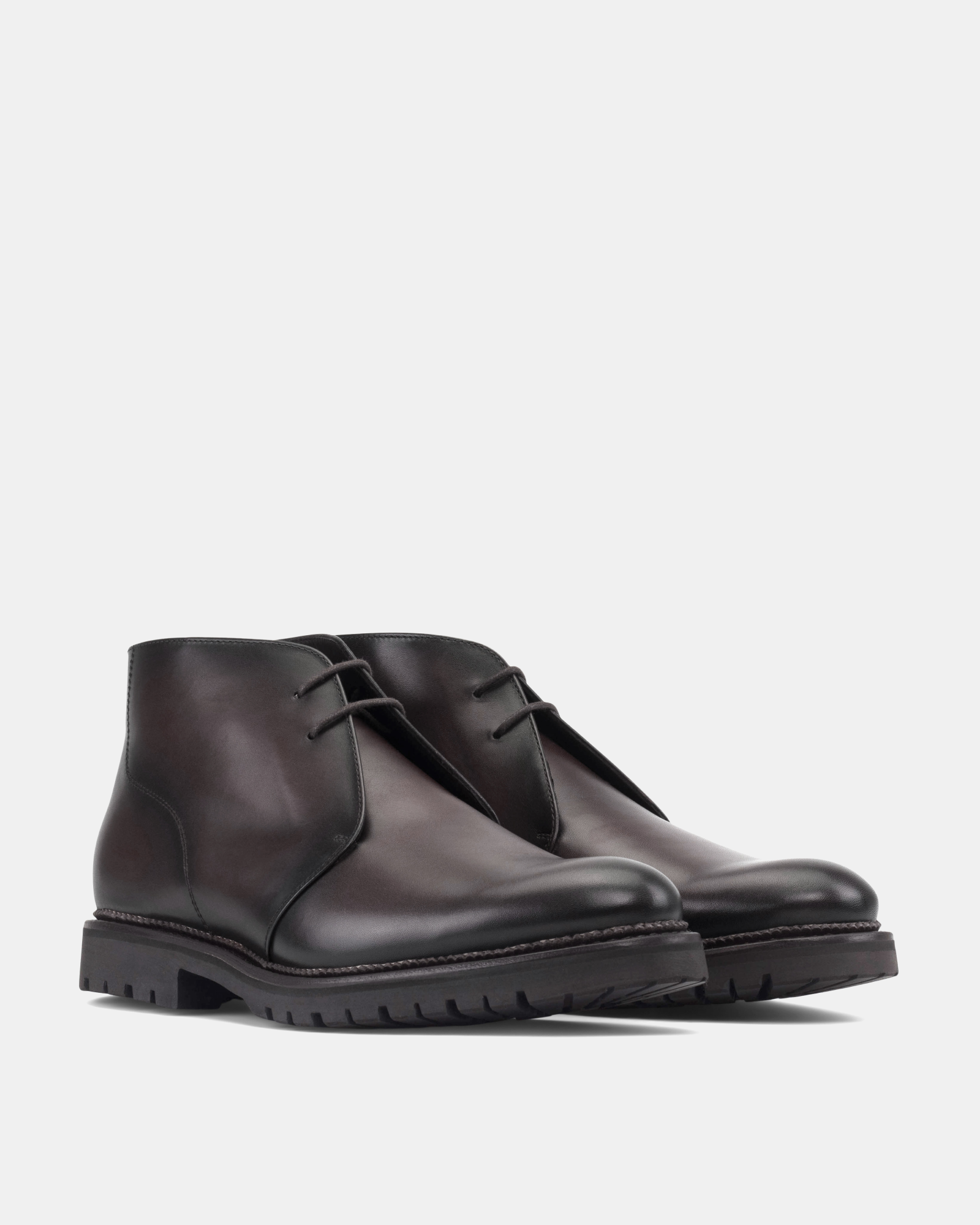 Dark Brown Chukka Commando - 675