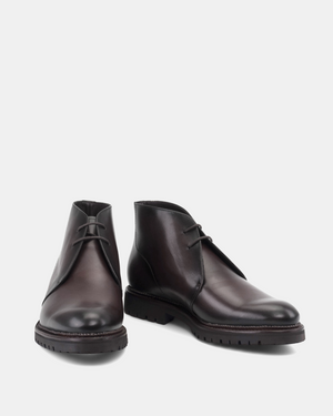 Dark Brown Chukka Commando - 675