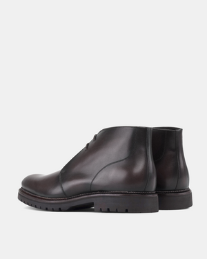 Dark Brown Chukka Commando - 675