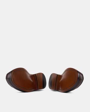 Henry Brown Calf & Suede Penny Loafer - 144