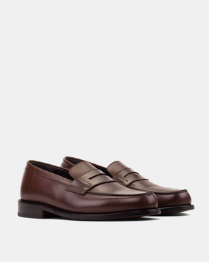 Henry Chocolate Penny Loafer - 144
