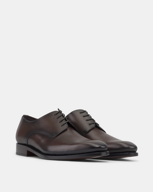 Marco Dark Brown Calf Derby Shoe - 722