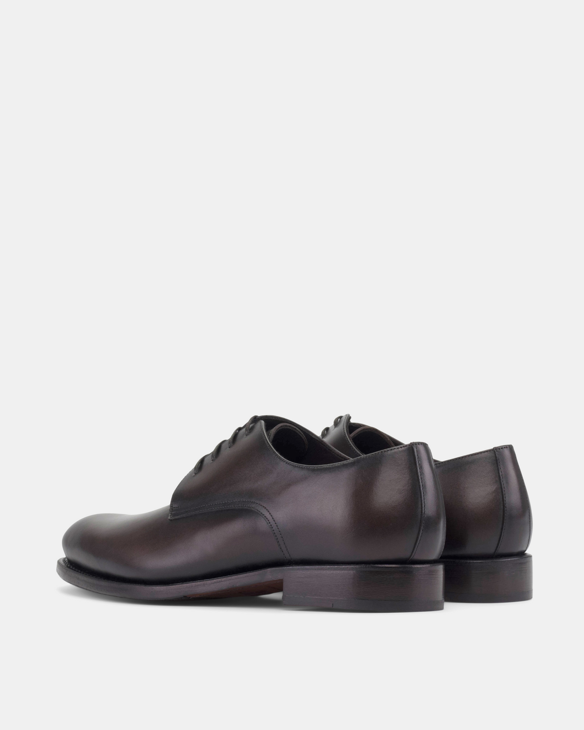 Marco Derby in Dark Brown Calf - 675