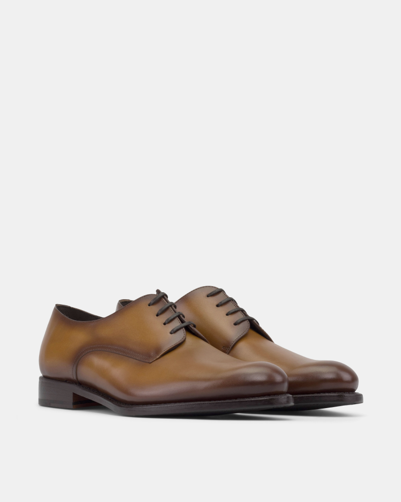 Marco Derby in Tobacco Calf - 675