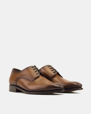 Marco Tobacco Derby Shoe - 722