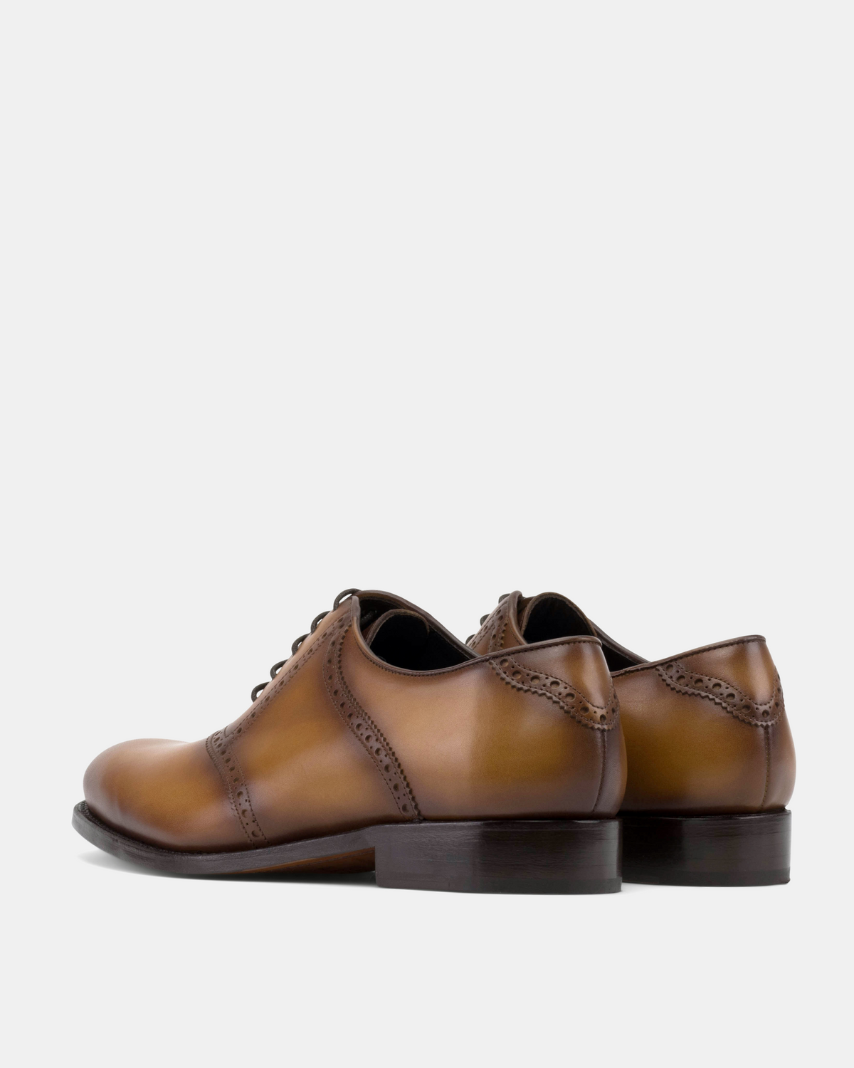Martin Cognac Saddle Oxford - 675
