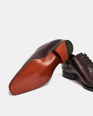 Oxblood Wholecut Oxford Dress Shoe