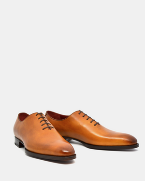 Mustard Patina Wholecut Oxford