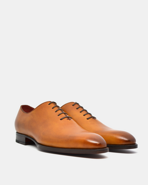 Mustard Patina Wholecut Oxford