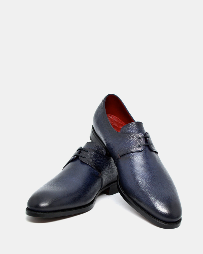 SAMPLE - Noah  Navy Pebble Grain - Chelsea