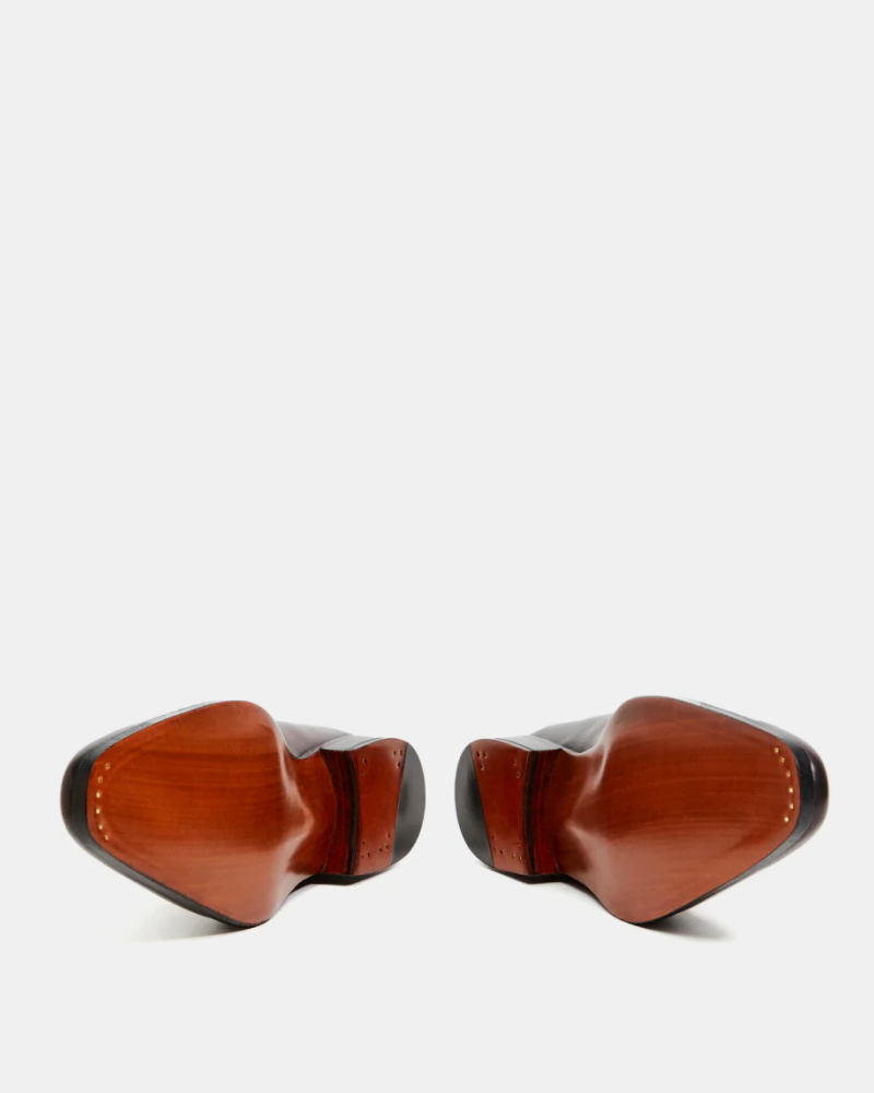 Museum Oxblood Leather Derby Dress Shoe