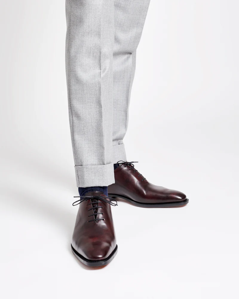 Museum Oxblood Wholecut Oxford Dress Shoe