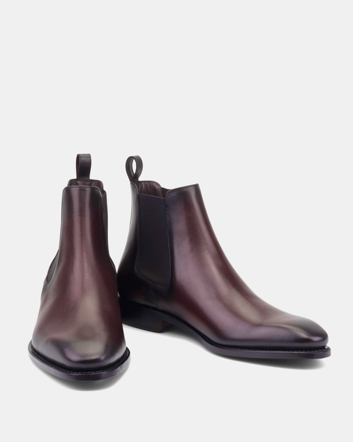 Bennett Oxblood Chelsea Boot with Half-Rubber Soles - 722