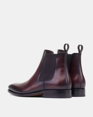 Bennett Oxblood Chelsea Boot with Half-Rubber Soles - 722