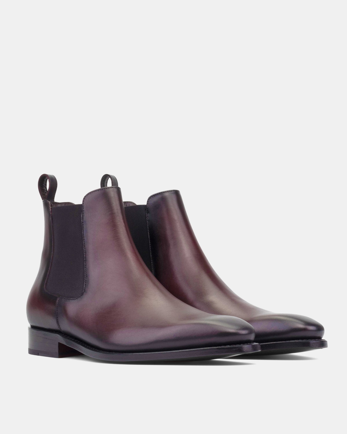 Bennett Oxblood Chelsea Boot with Half-Rubber Soles - 722