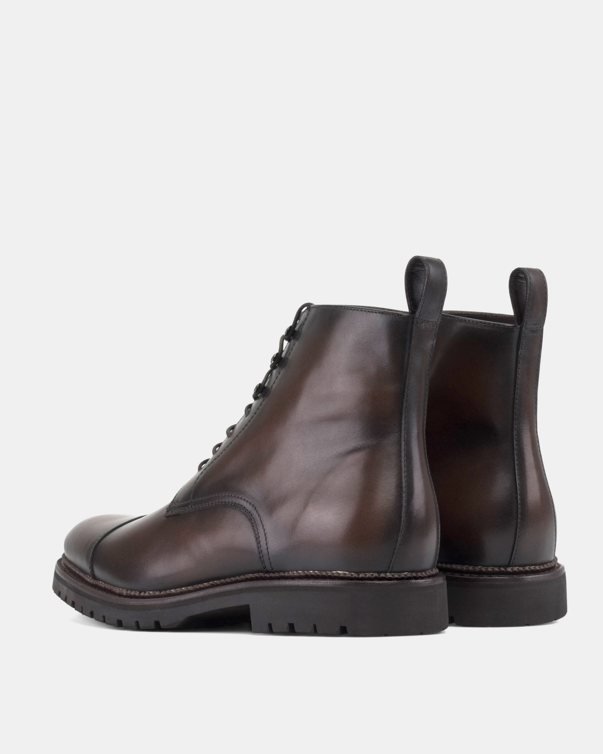 Preston Dark Brown Jumper Boot Commando - 675