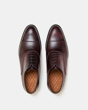 Oxblood Cap Toe Oxford Dress Shoe