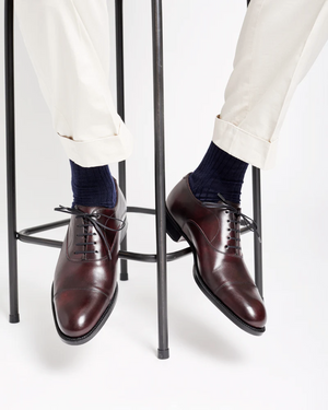 Oxblood Cap Toe Oxford Dress Shoe