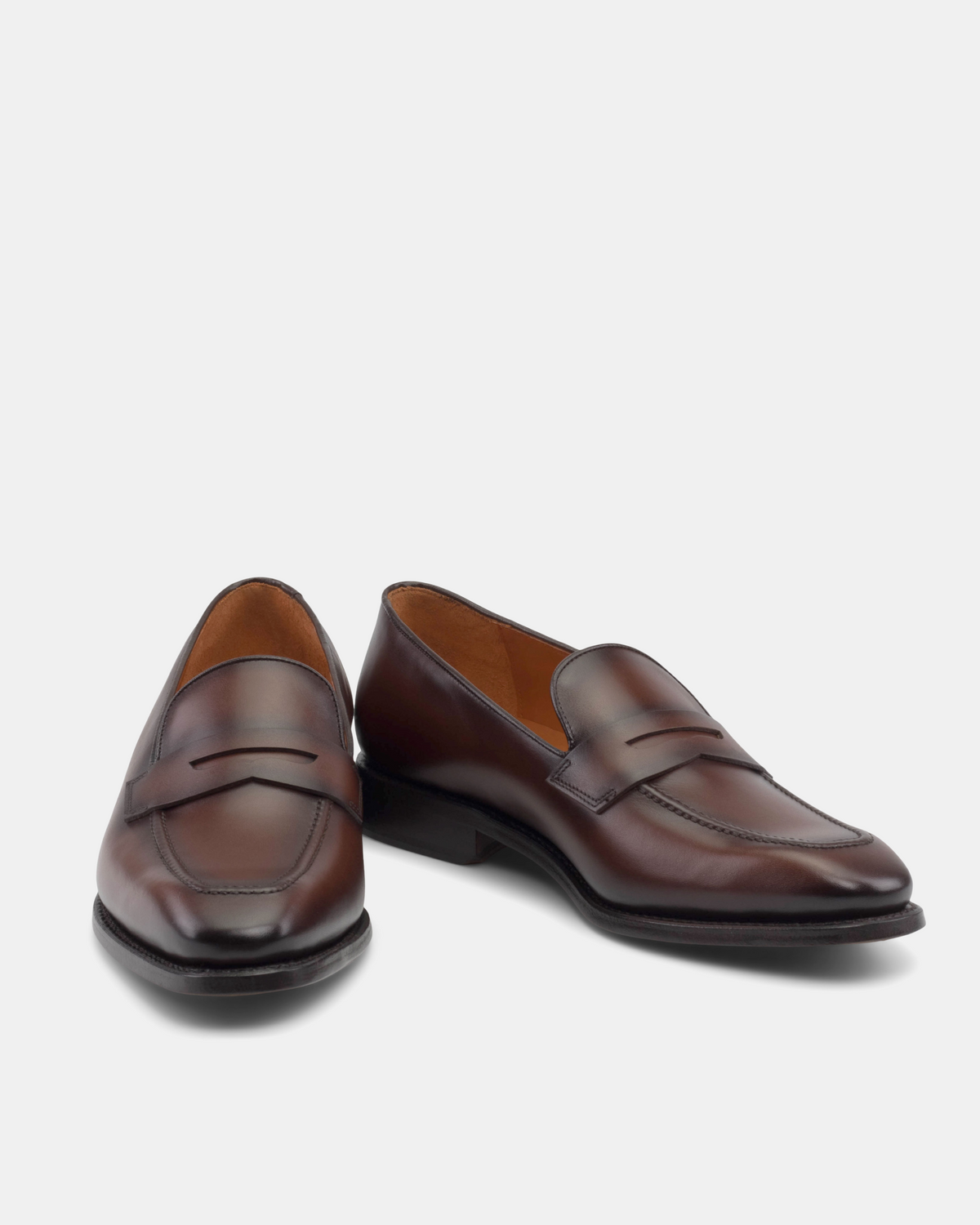 Smith Brown Calf Penny Loafer - 722