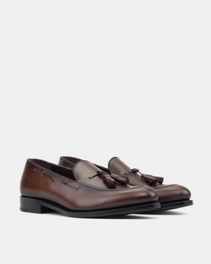 Thomas Brown Calf with Half-Rubber Soles - 675