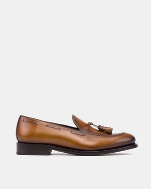 Thomas Cognac Tassel Loafer - 675