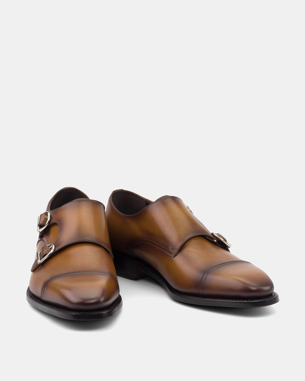 Francis Tobacco Double Monk Strap - 722