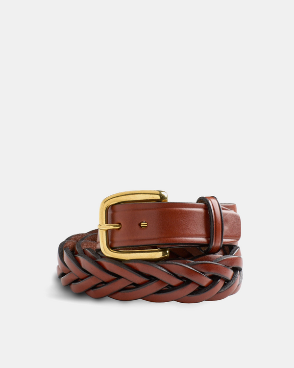 Woven Belt Brown - Cobbler Union