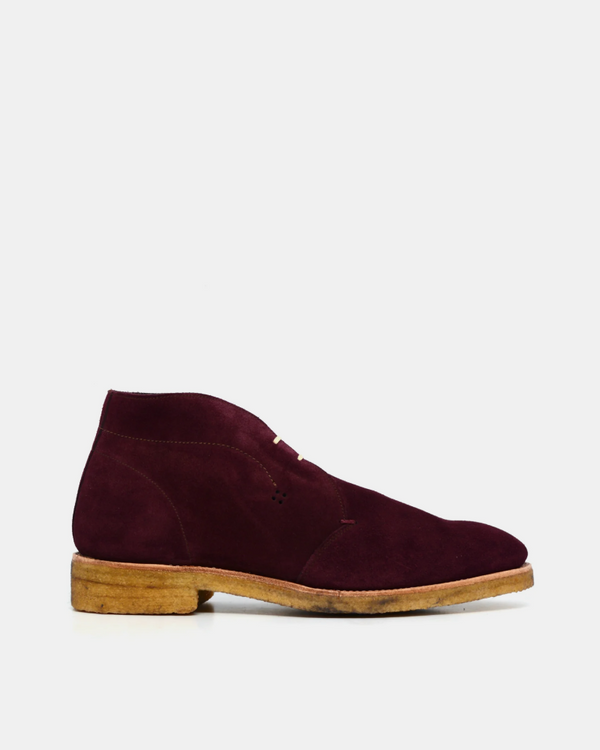 Burgundy chukka clearance